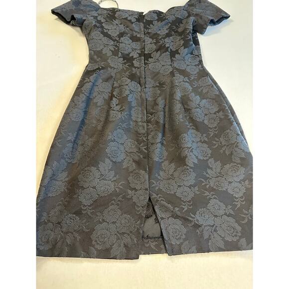 VTG Roberta Size 4 Small Black Mini Dress Sweetheart Wednesday Addams Costume - Picture 13 of 16